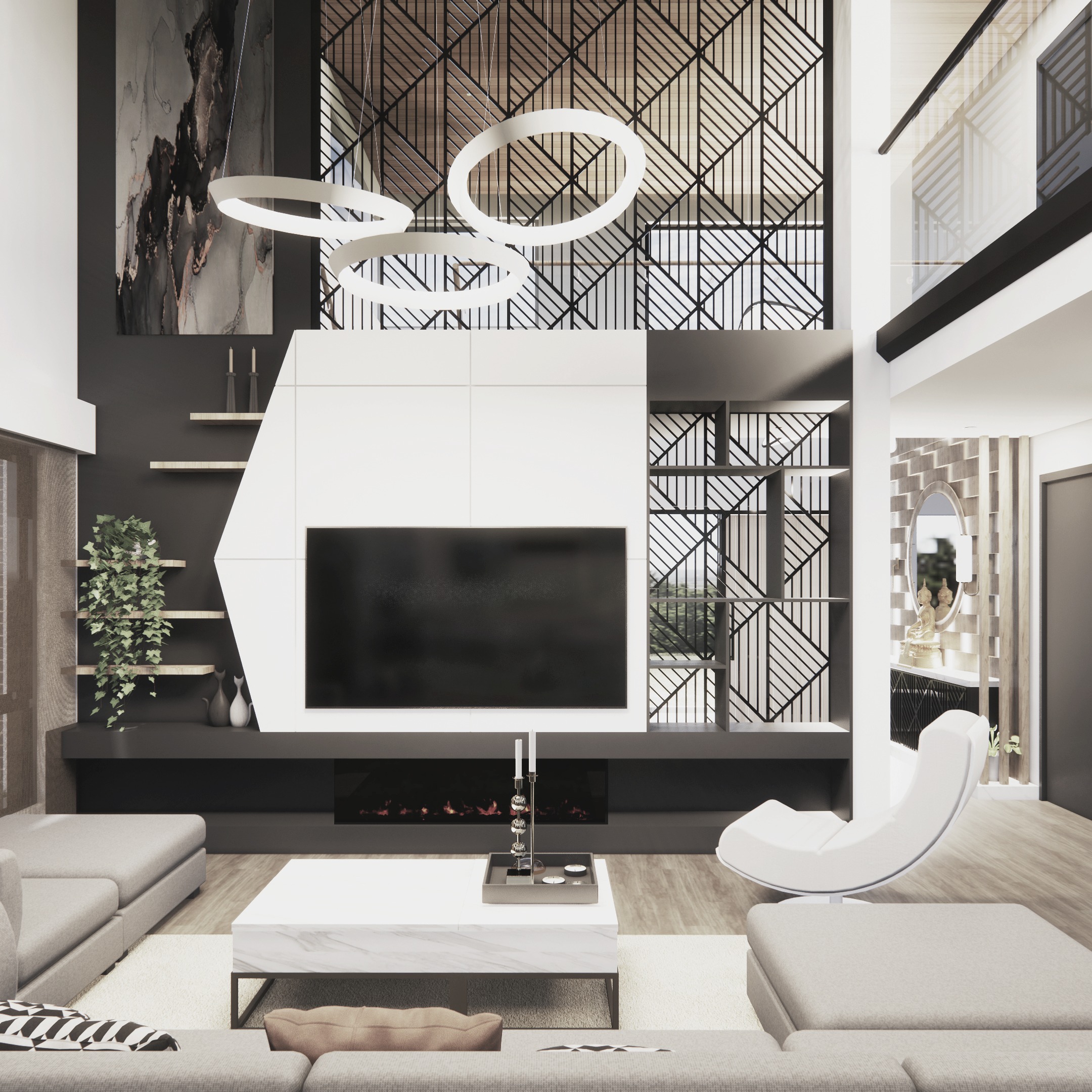 Double Height Living II by Hyperspace Architecture