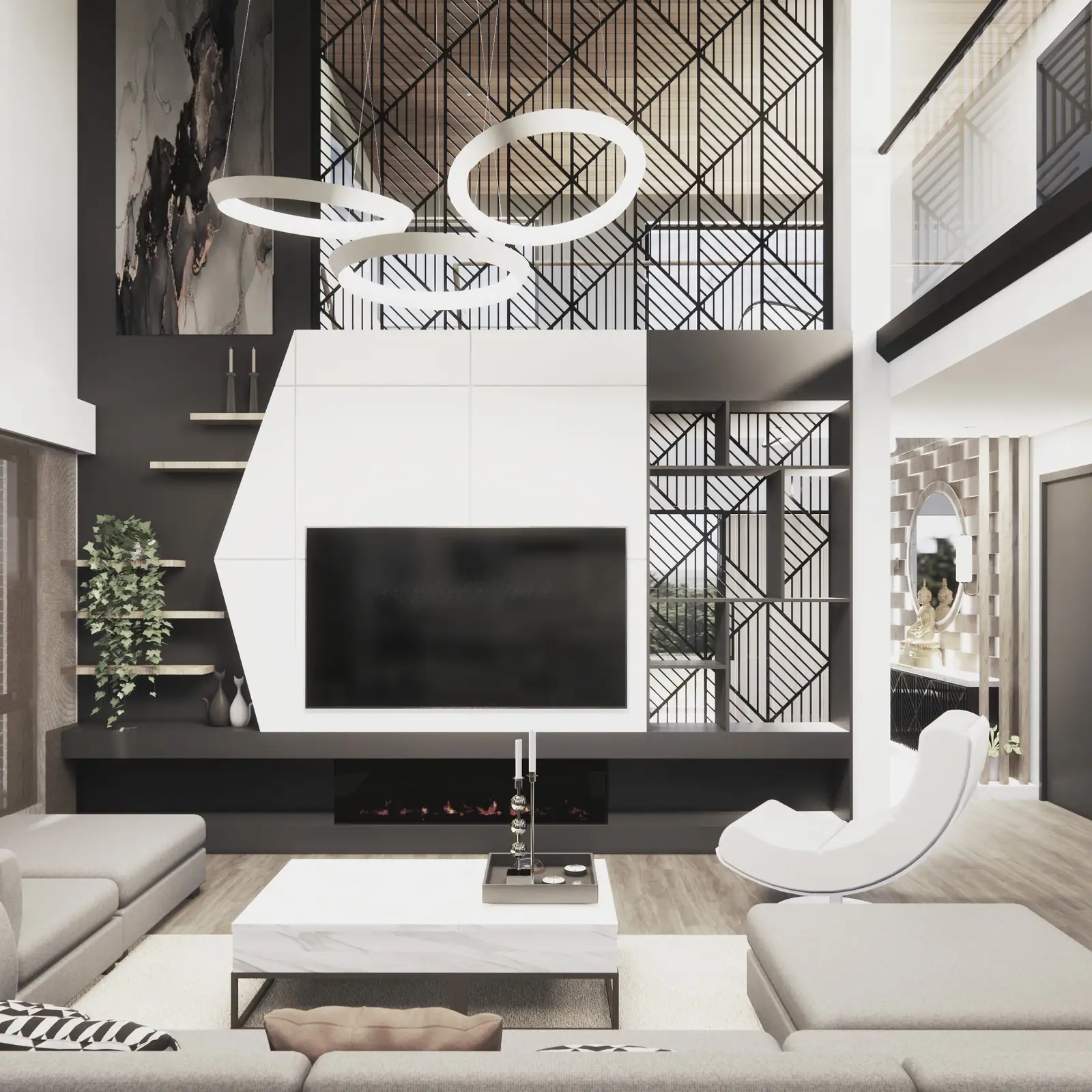 Double Height Living II by Hyperspace Architecture