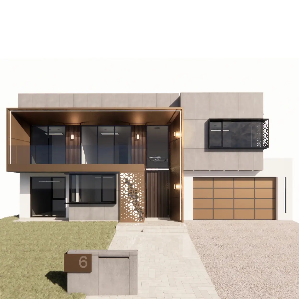 Bronze House, Whitlam, ACT, by Hyperspace Architecture