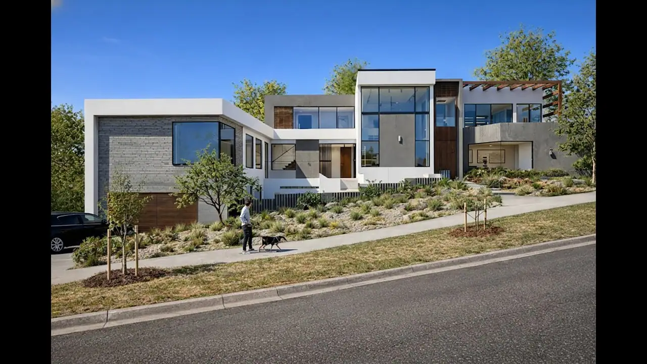 Hilltop House Street View, Throsby, ACT, by Hyperspace Architecture