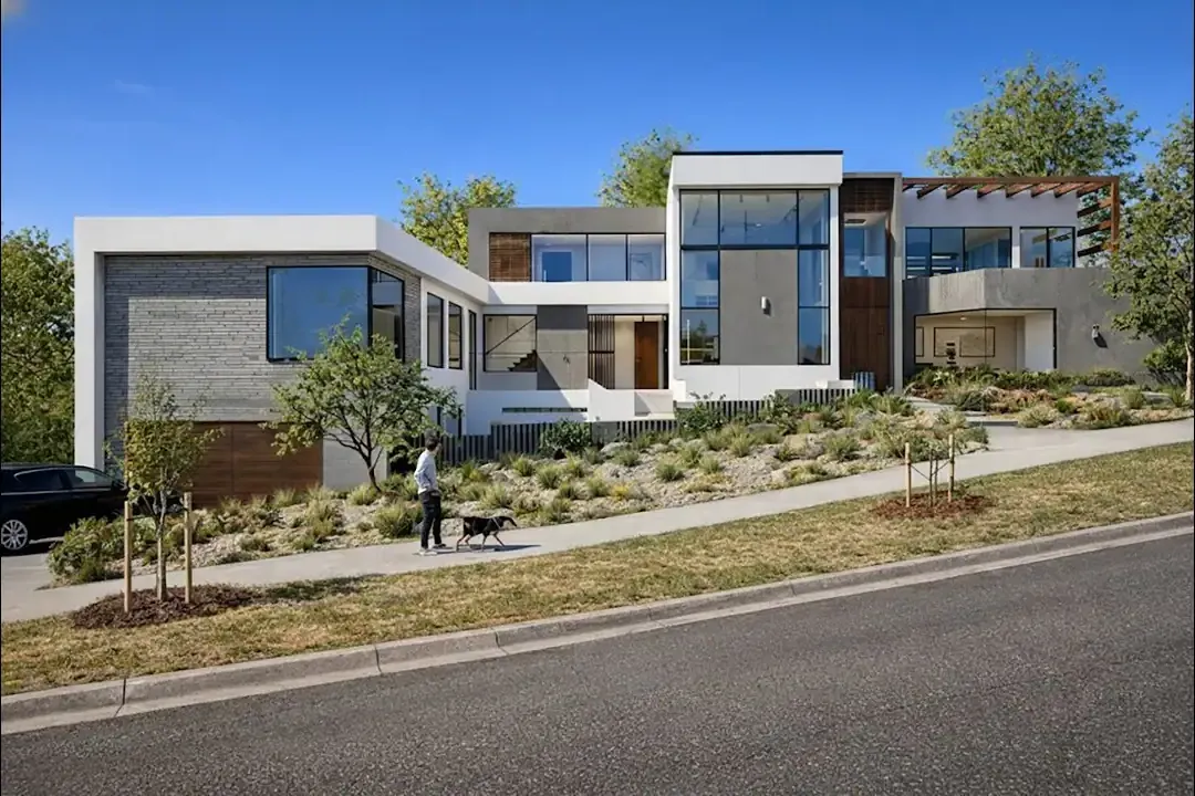 Hilltop House Street View, Throsby, ACT, by Hyperspace Architecture