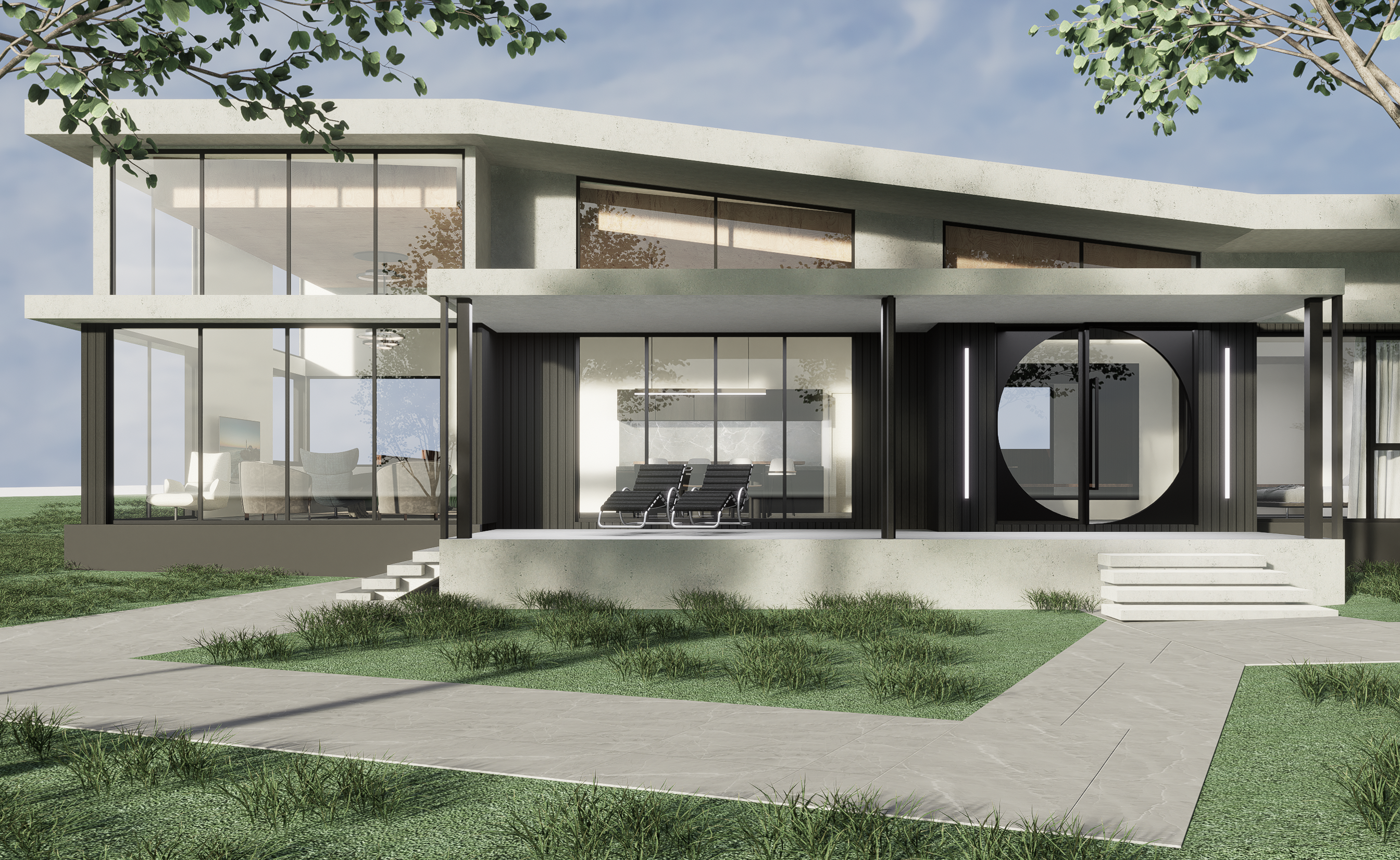 Contemporary residential architecture by Hyperspace Architecture in Canberra