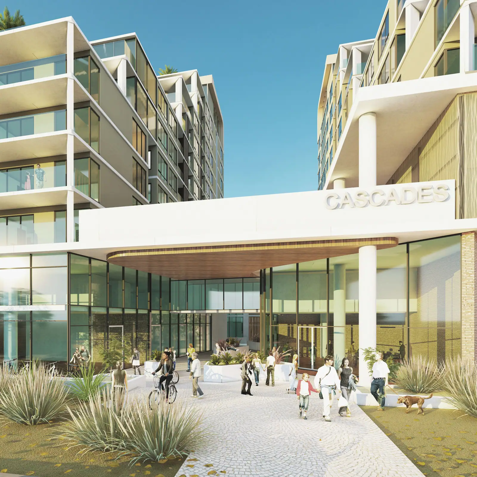 Cascades Precinct by Hyperspace Architecture
