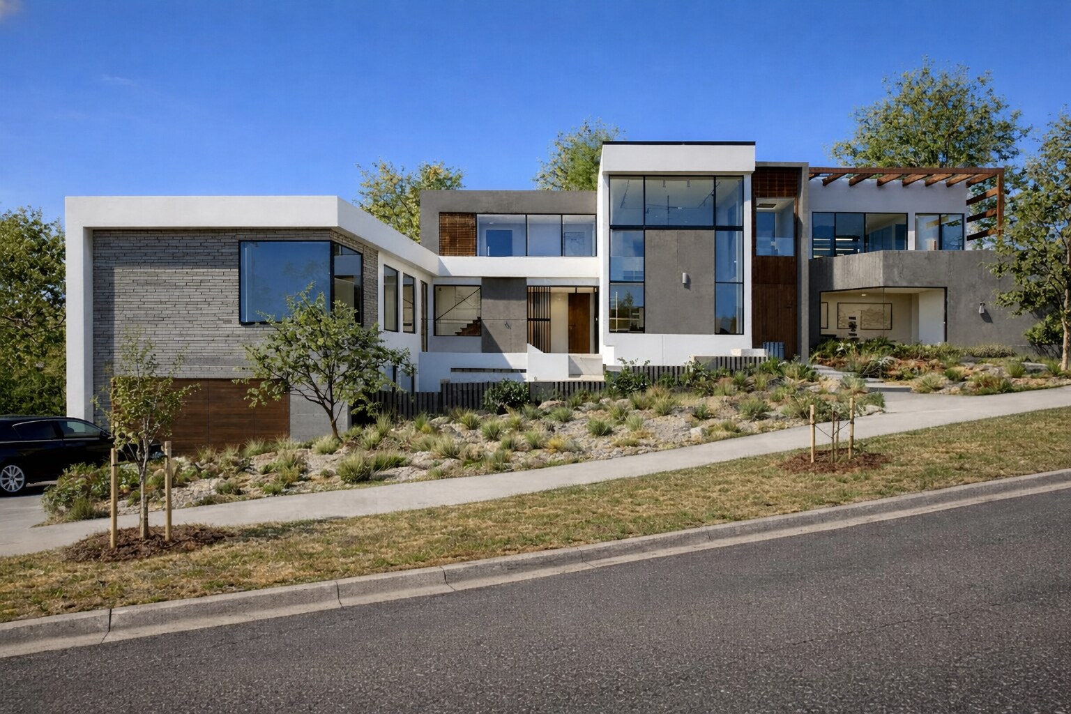 Stepped House, Taylor, ACT, by Hyperspace Architecture