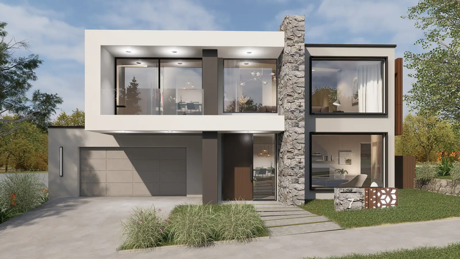 Blue Stone House, Canberra, ACT, by Hyperspace Architecture